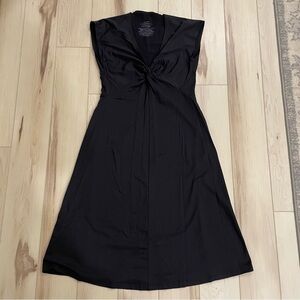Patagonia Black Stretch Active Midi Dress